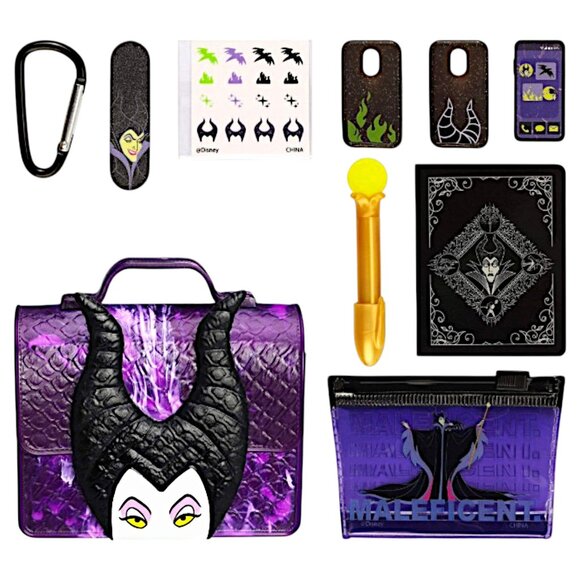 Real Littles Disney “Sleeping Beauty” Maleficent Mini Handbag Stationery Set, S7 - Picture 3 of 6